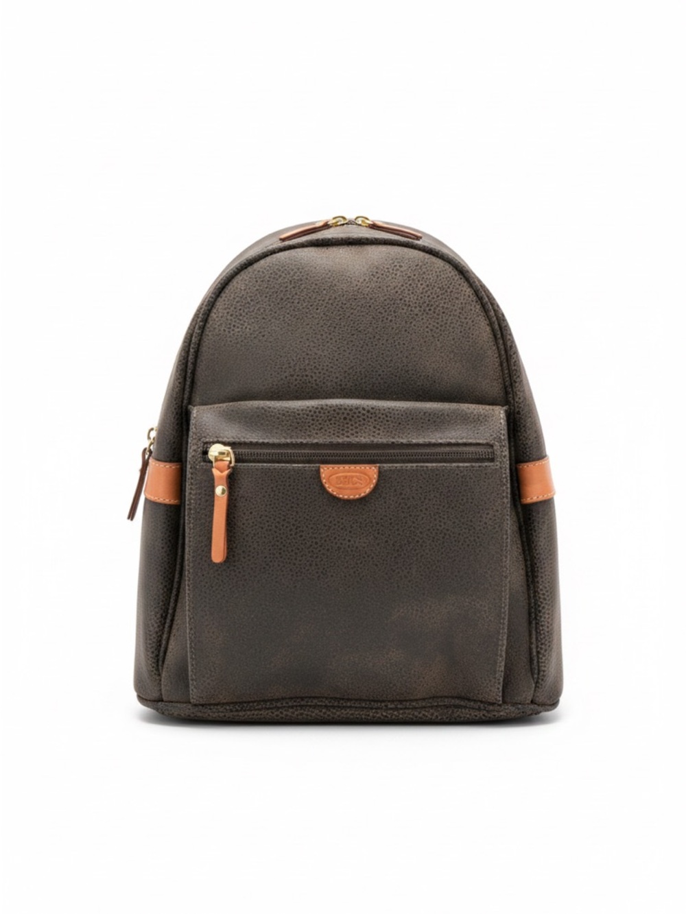 Bric's Milano Life Small Valentina Backpack Camel Brown with Tuscan Leather Trim